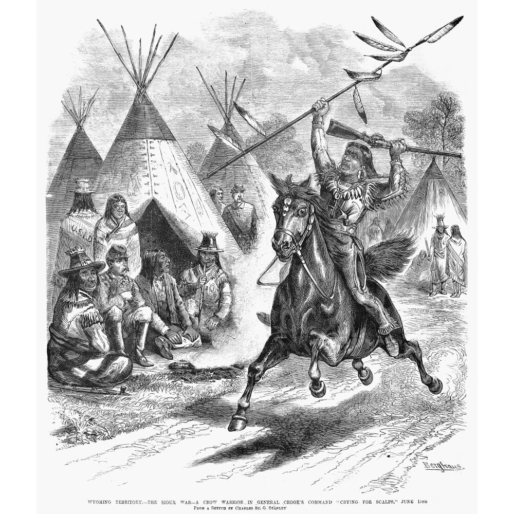 Sioux War, 1876. /Nduring General Crook'S Powder River Expedition In Wyoming Territory, A