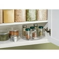 thumbnail image 3 of iDesign, Lazy Susan Plastic Turntable 2-Pack Kitchen Organizer, Clear,, 3 of 4