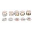thumbnail image 1 of Oubit Paper Tape,5 Rolls Cartoon Paper Cartoon Style Decorative Tape Paper Tape Set Seamless Integration, 1 of 9