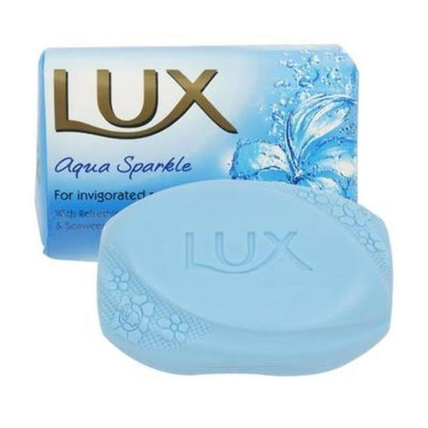 Lux 2328151 170 g Aqua Sparkle Bar Soap, Blue Case of 48 Walmart