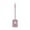 Pink, variant on geerera Bathroom Toilet Bowl Brush and Holder Set, No Dead Corner Toilet Cleaning Brush,Wall Mounted Curved Design Toilet Brush for Deep Cleaning,4X16.5 inch