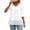 White, variant on Boho Tops for Women Half Sleeve Dressy Casual Tunics Vacation Blouses Loose V Neck Tee Shirts