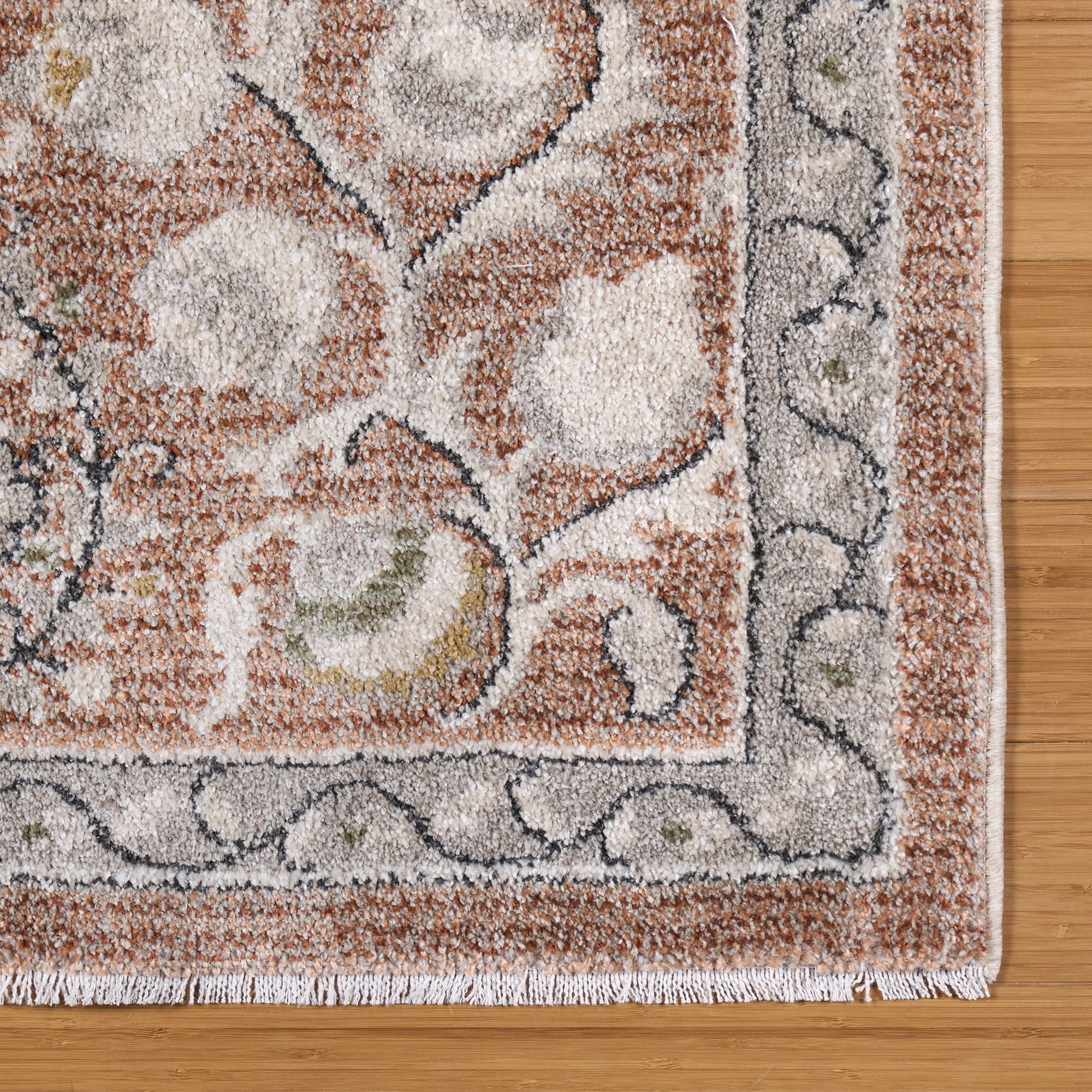 Paradis Orbis Traditional Oriental Rust Area Rug, 2x8