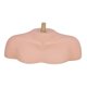 thumbnail image 3 of Modelo de hombro Mannequin Head Stable para cosmetología Pelado de pelucas de entrenamiento para peluquería Soporte de peluca para el hogar, 3 of 9
