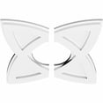 thumbnail image 2 of 22"OD x 6"ID x 8 1/4"C x 1"P Cosmo Architectural Grade PVC Contemporary Ceiling Medallion, Two Piece, 2 of 7