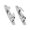 Style2, variant on 316 Stainless Steel Marine Boat Deck Rope Guide Hardware with Countersunk Mounting Base Polished Skene Chocks Pair for Deck