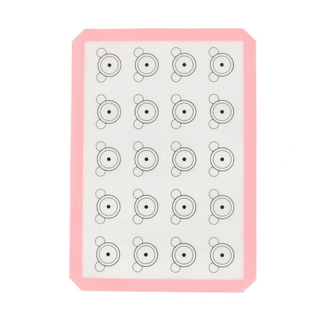 Unique Bargains Home Silicone Non-Stick Surface Cookie Dough Pastry Sheet Macaron Baking (Best Surface For Baking)