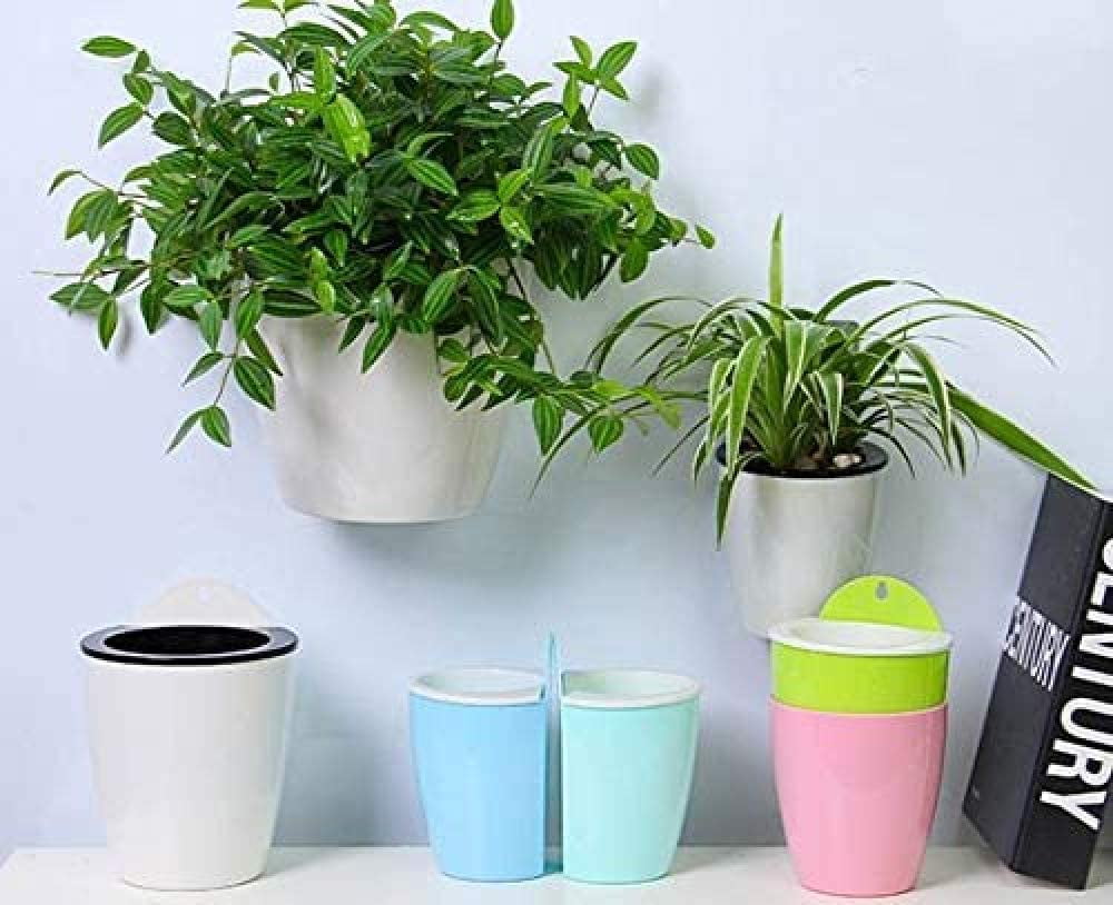 5 Pack Lazy Flower pots Water Hanging Plants Pot/Self Watering Planter,Succul... 