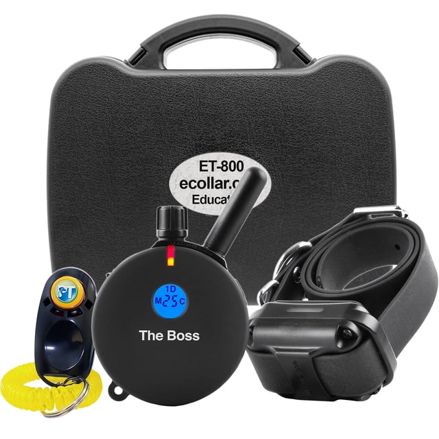 Collar de adiestramiento para perros Educator ET-800 Waterproof, alcance de 1,6 km