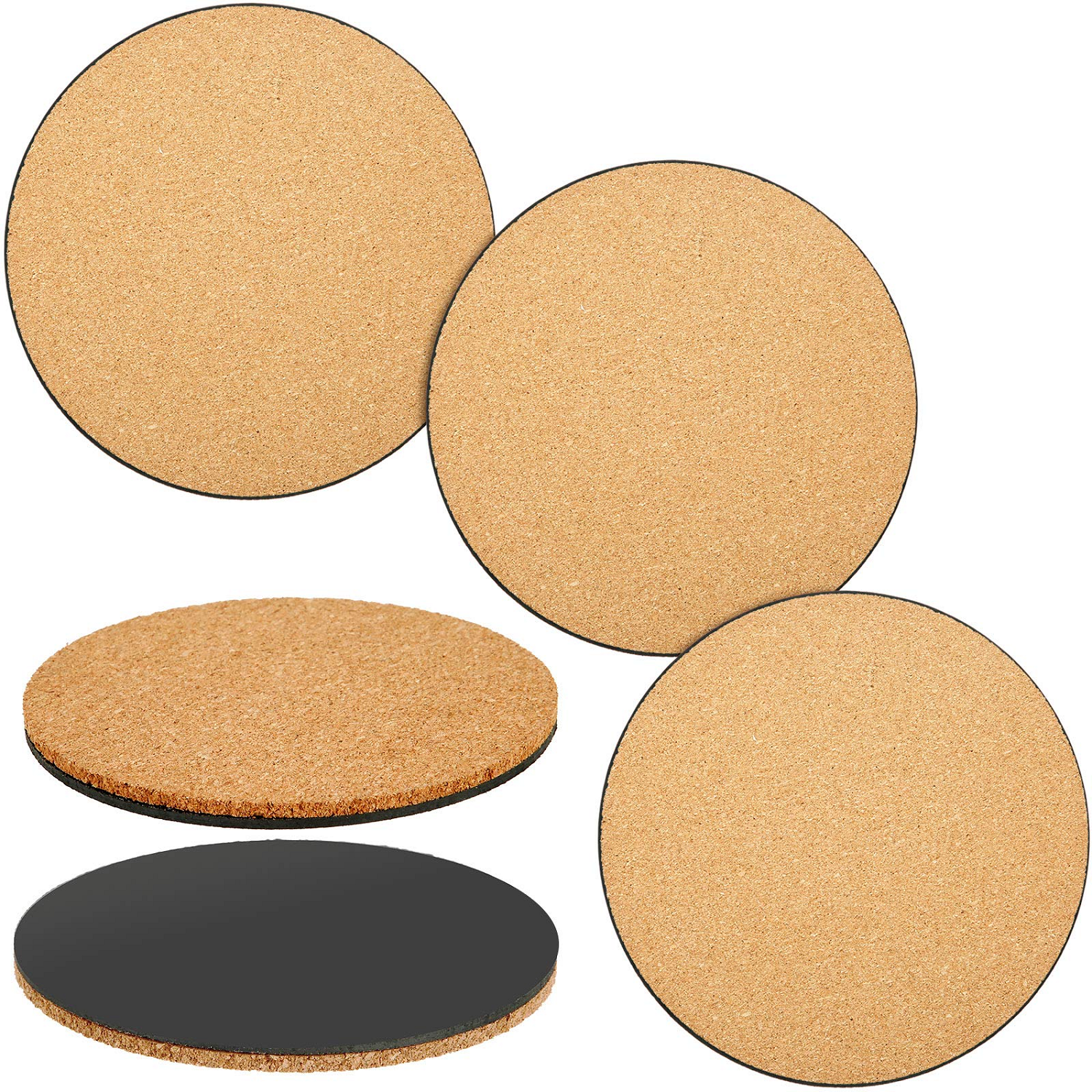 Cork Plant Mat Round Cork Plant Coasters DIY Cork Pad Plant Plate Pad
