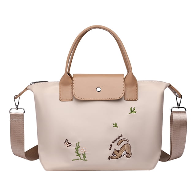 Bolso Hombro Compuesto PU para Mujer Duradero Con Compras Con (blanco)