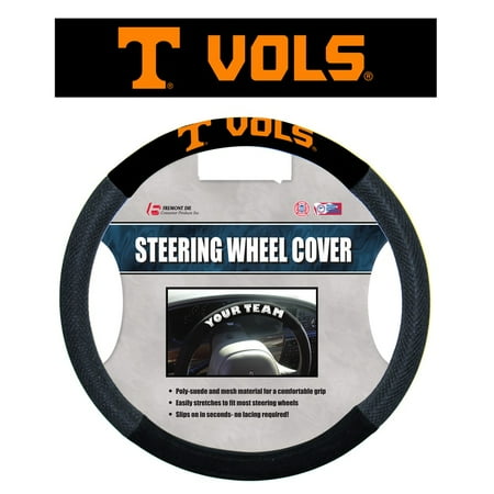 - NCAA Tennessee Volunteers Poly-Suede Steering Wheel Cover