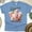 CarolinaBlue, variant on I Believe in Santa and Coffee T-Shirt | Cute Holiday Graphic Tee, Heliconia, Size M