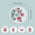 thumbnail image 5 of TRIXIE Flip Board Strategy Game for Cats, Puzzle Toy, Treat Dispenser, Interactive Play, Red, 5 of 7