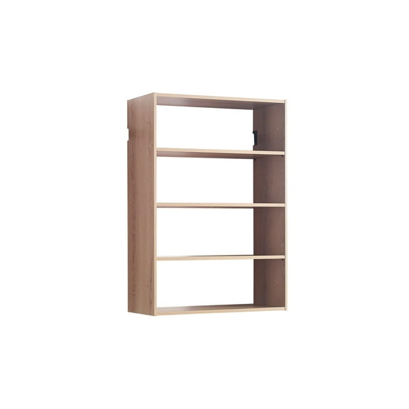 Klair Living Devi Oak Wall Mounted Walk in Wood Closet System