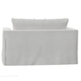 thumbnail image 6 of Sunset Trading Newport 52" Fabric Slipcover for Chair & A Half w Ottoman / White, 6 of 8