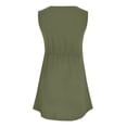 thumbnail image 7 of SOOMLON Short Dresses for Women Plus Size Sleeveless V Neck Sundress A Line Tank Dresses with Pockets Summer Outdoor Dress, 7 of 7