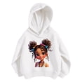 thumbnail image 3 of Hiijoy Girls Graphic Hoodies Casual Sweatshirts Drop Shoulder Pullovers, White, Sizes 3-10, 3 of 3