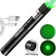 thumbnail image 2 of Lampe Laser Rechargeable USB, Adaptée pour la Chasse en Plein Air, la Randonnée, le Camping, Faisceau Laser Longue Distance, Lampe Laser Verte, 2 of 5