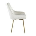 thumbnail image 3 of LumiSource Diana Solid Back Dining Side Chair - Set of 2, 3 of 6