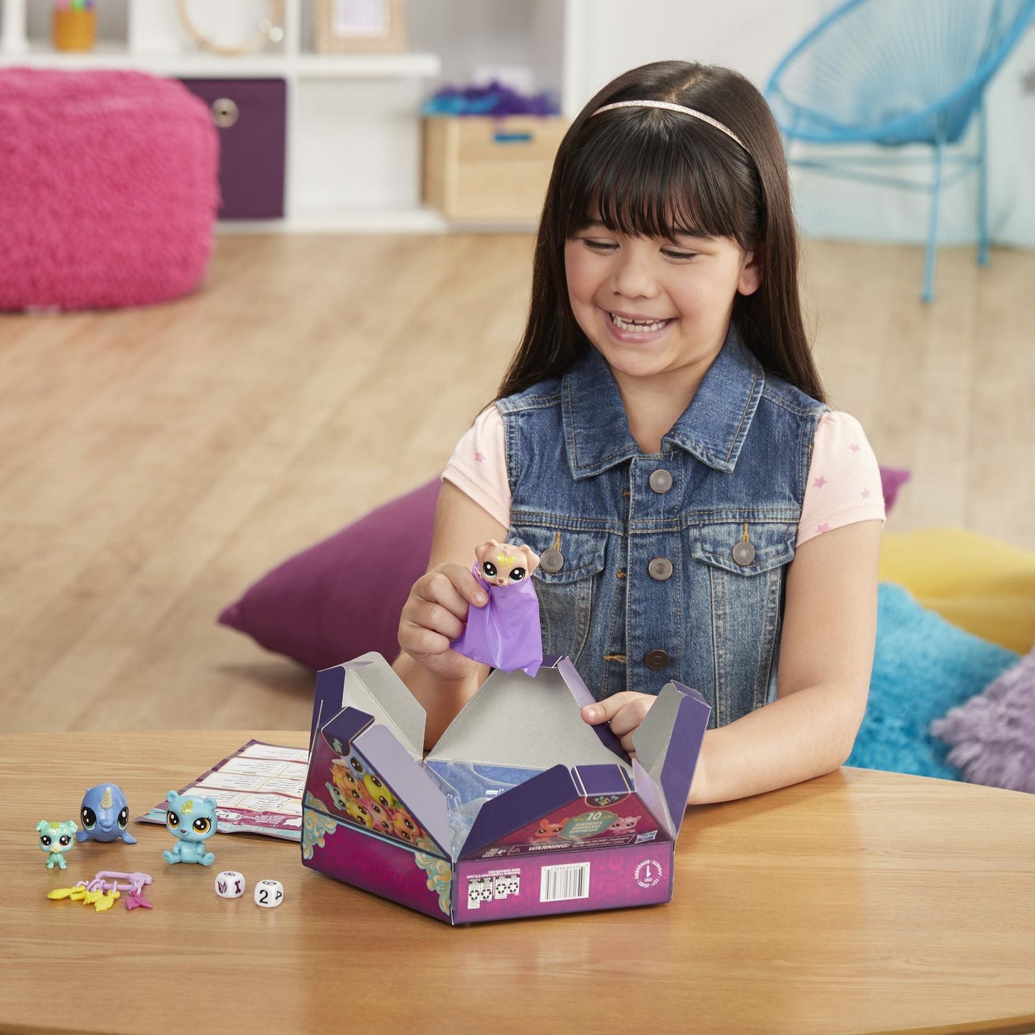 Littlest Pet Shop Lucky Pets, animal surprise de l'Escouade chanceuse, collection de plus de 150