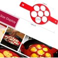 thumbnail image 4 of Moules à Crêpes Moule à Œufs Frits Réutilisable en Silicone Antiadhésif Fabricant de Crêpes Fabricant d'Œufs, 4 of 8
