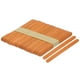 thumbnail image 1 of 50 piezas de palitos de madera para manualidades, palitos de helado de 4.5 pulgadas para manualidades DIY en naranja, 1 of 6