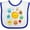 White and Royal, variant on Inktastic Cute Planets, Solar System, Space, Cosmos, Galaxy Boys or Girls Baby Bib