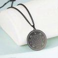 thumbnail image 5 of Saturn Jupiter Solomon Necklace Magic Square Talisman Stainless Steel Occult Pendants Jewelry Christmas Present, 5 of 5
