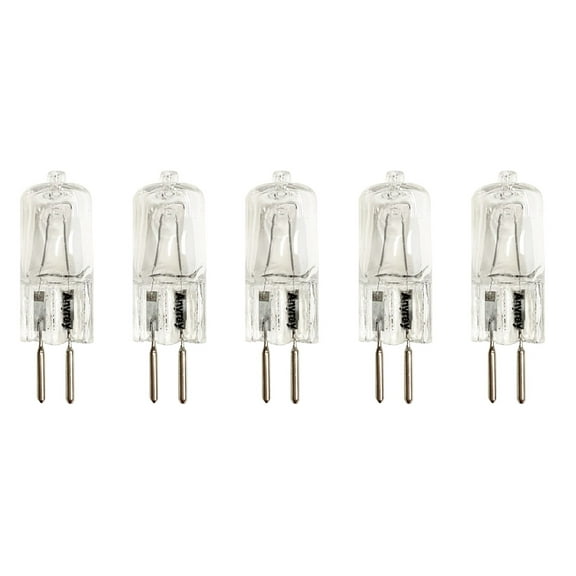(5)-Bulbs 35W Aroma Night Light G5.3 Bulbs 35 Watt Bi-Pin 110-120 Volt for Scented Lamps Tart/Oil Warmers