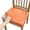 Orange - 35cm, variant on Junepar PU Square Chair Seat Covers Dining Room Chair Seat Covers with Ties Stretch Jacquard Chair Covers Protectors for Dining Room Kitchen Chairs Orange