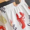 thumbnail image 6 of Toddler Clothes for Boys Children's Spring Summer Cotton Round Neck Print Short Sleeve Casual 6 12 18 24Months 2T 3T T shirt + Drawstring Pants Boy Sweat Outfit 2-Piece Set, 6 of 7