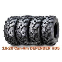 (4) WANDA 25X8X12 25X10X12 fit 16-20 Can-Am DEFENDER HD5 ATV Tire Set Super Mud