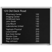 Aarco BOFD1824. Framed Letter Board Message Center