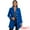 Royal Blue, variant on DARING DIVA Women's Peter Pan Collar Winter Outwear Trench Pea Coats Royal Blue XS