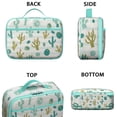 thumbnail image 3 of Cactus Insulated Lunch Box Bag for School Reusable Food Carry Bag for Women Men Meal Containers with Exterior & Interior Pockets Collection, 3 of 6