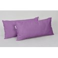 thumbnail image 3 of Vargottam Indoor/Outdoor Polyester Fabric Lumbar Pillow With Insert, All-Weather Waterproof Decorative Throw Pillow for Patio Furniture-Set of 2 - Lavender, 3 of 7