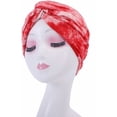 thumbnail image 3 of YooGuoGuo Womens Stretch Turbans Hat Headwraps Chemo Cap Cancer Head Cover Wraps, 3 of 7