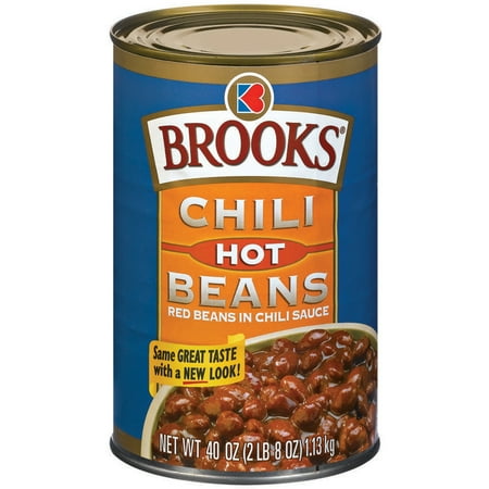 Brooks Hot Beans In Chili Sauce 40 Oz Can Brooks Hot Beans In Chili Sauce 40 Oz Can
