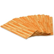 Pap-R Products, PQP30025, Flat Coin Wrappers, 1000 per Box, Kraft