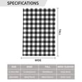 thumbnail image 3 of Wukai Black White Plaid Garden Flags Double Sided Welcome Garden Yard House Flags Outside Outdoor House (Only Flag), 3 of 8