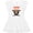 AA-White, variant on Inktastic English Bulldog Dog Girls Baby Dress