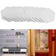 thumbnail image 1 of Gwong Decoración hogareña 12pcs Efecto de espejo autoadhesivo hexagonal Etegativo de la pared Sala de estar Decoración de la decoración Gwong 21034998, 1 of 7