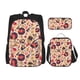 thumbnail image 1 of Balery gold Skull Guitar record Mochila Escolar 3 en 1 para Niños - Mochila Resistente con Lonchera Térmica y Estuche - Mochila Escolar para Niños y Niñas, 1 of 7