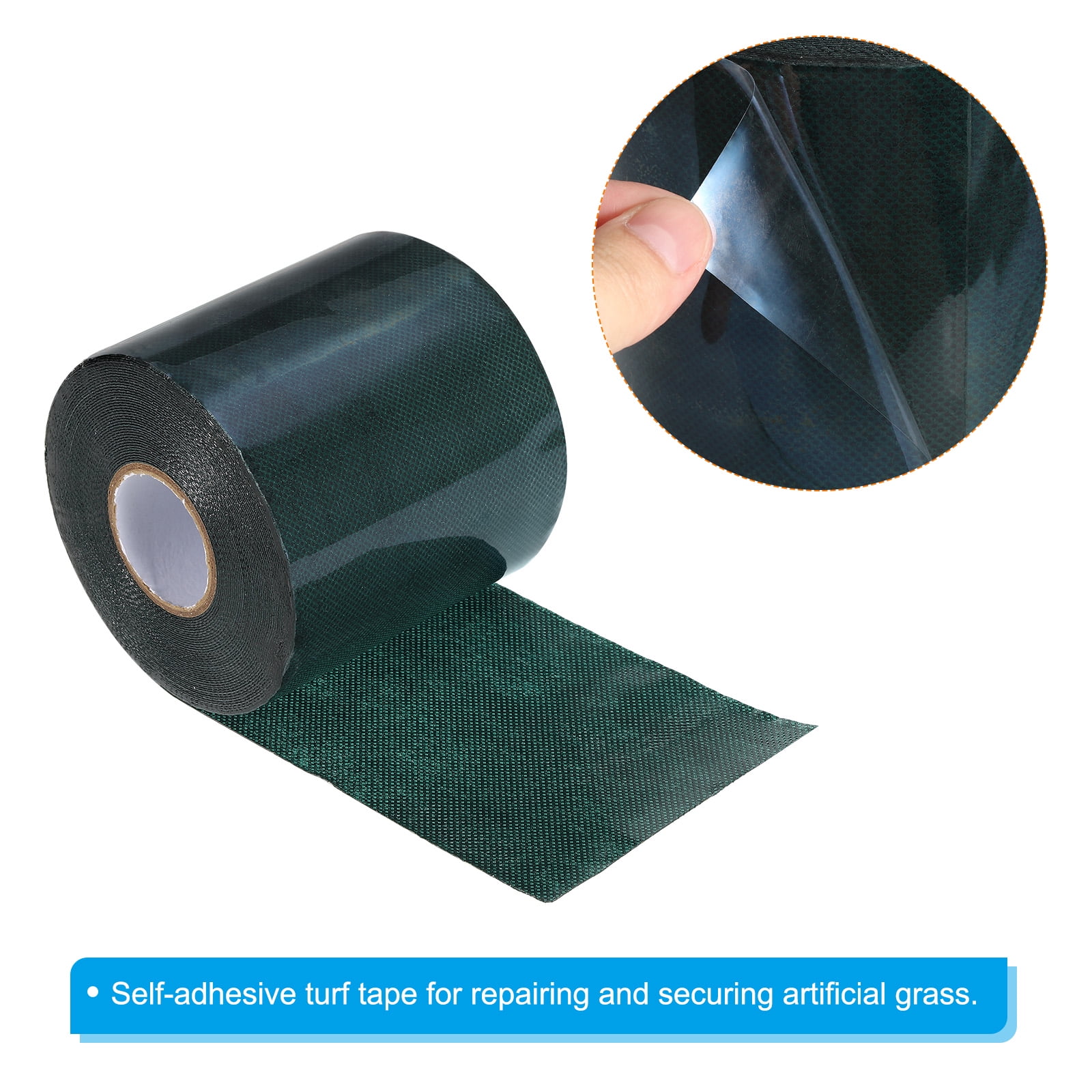 Turf Tape 4"x32 FT, Double-side Self Adhesive Artificial Grass Seaming Tape, Green