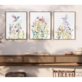 thumbnail image 3 of Hieng 3Piece Christian Wall Painting Bible Prints Girls Room Painting Bible Verse Poster with Pink Flowers and Bow Design Gallery Picture Religious Bedroom Decor, 3 of 6