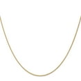 thumbnail image 2 of 14K Yellow Gold Spiga Wheat Chain Necklace 18 inch 1.05 mm with Lobster Clasp, 2 of 4