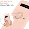 thumbnail image 5 of Galaxy S10 Case, DUEDUE Liquid Silicone Soft Gel Rubber Slim Cover with Ring Kickstand |Car Mount Function,Shock, 5 of 5