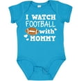 thumbnail image 3 of Inktastic I Watch Football with My Mommy Boys Baby Bodysuit, 3 of 5