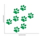 thumbnail image 2 of Etiqueta Engomada De La Pata De La Ventana Etiqueta Engomada Linda De La Etiqueta De La Pata Del Patrón Etiqueta Engomada De La Impresión De La Pata Del Gato De Fácil Instalación Calcomanía De La Serendint VI009447-07, 2 of 6